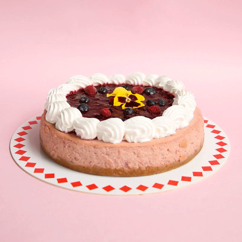 cheesecake de frutos rojos